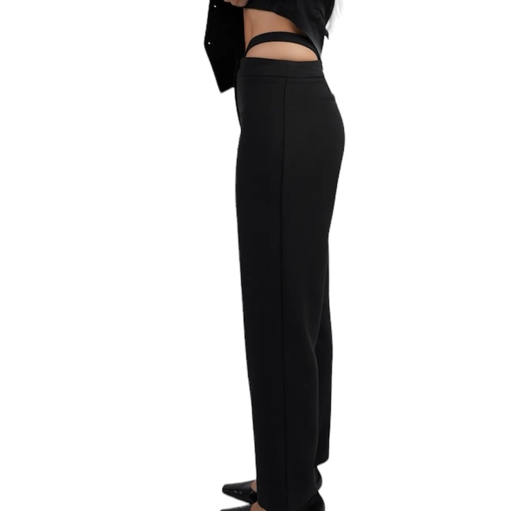 Oak + Fort Asymmetric Waist Pants - Picture 4 of 11
